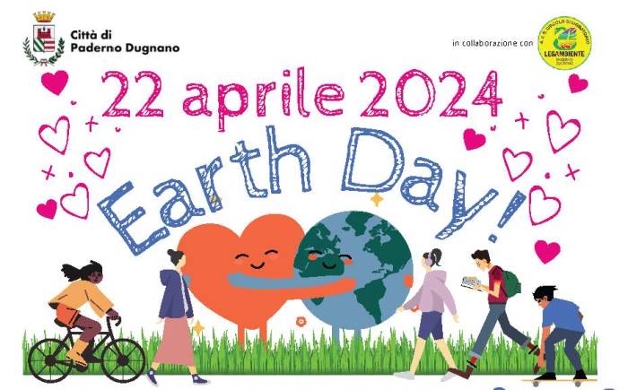 EARTH DAY, per sensibilizzare al rispetto della natura e alla mobilità sostenibile in occasione della Giornata Mondiale della Terra. Lunedì 22 aprile 2024.