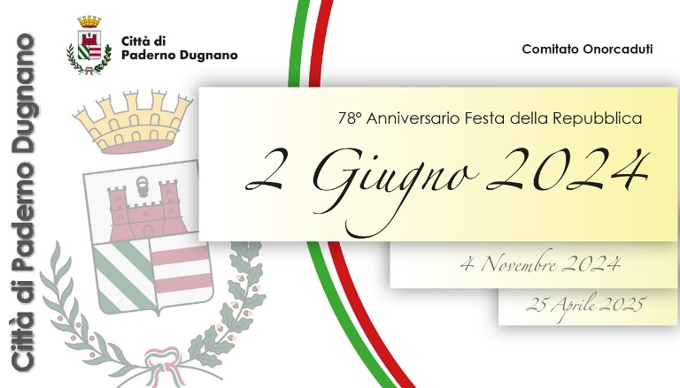 Con l’intento di valorizzare tutti i luoghi simbolici nei sette quartieri della nostra Città, la Festa della Repubblica quest’anno sarà celebrata nel quartiere di Dugnano.