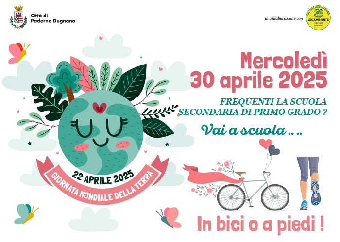 EARTH DAY, per sensibilizzare al rispetto della natura e alla mobilità sostenibile in occasione della Giornata Mondiale della Terra. 